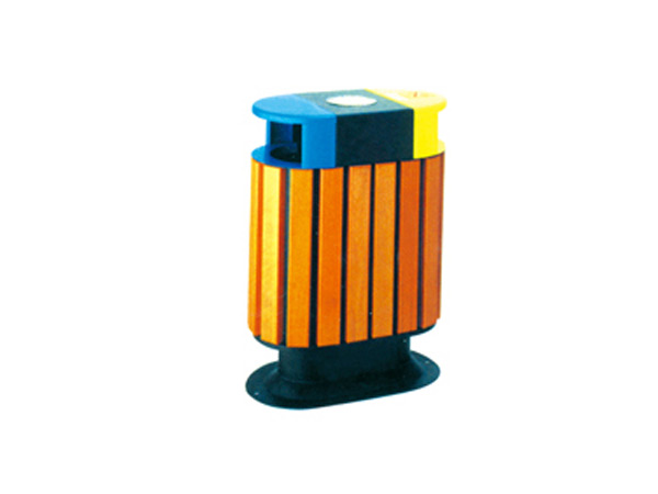 ZY-L009钢木垃圾桶